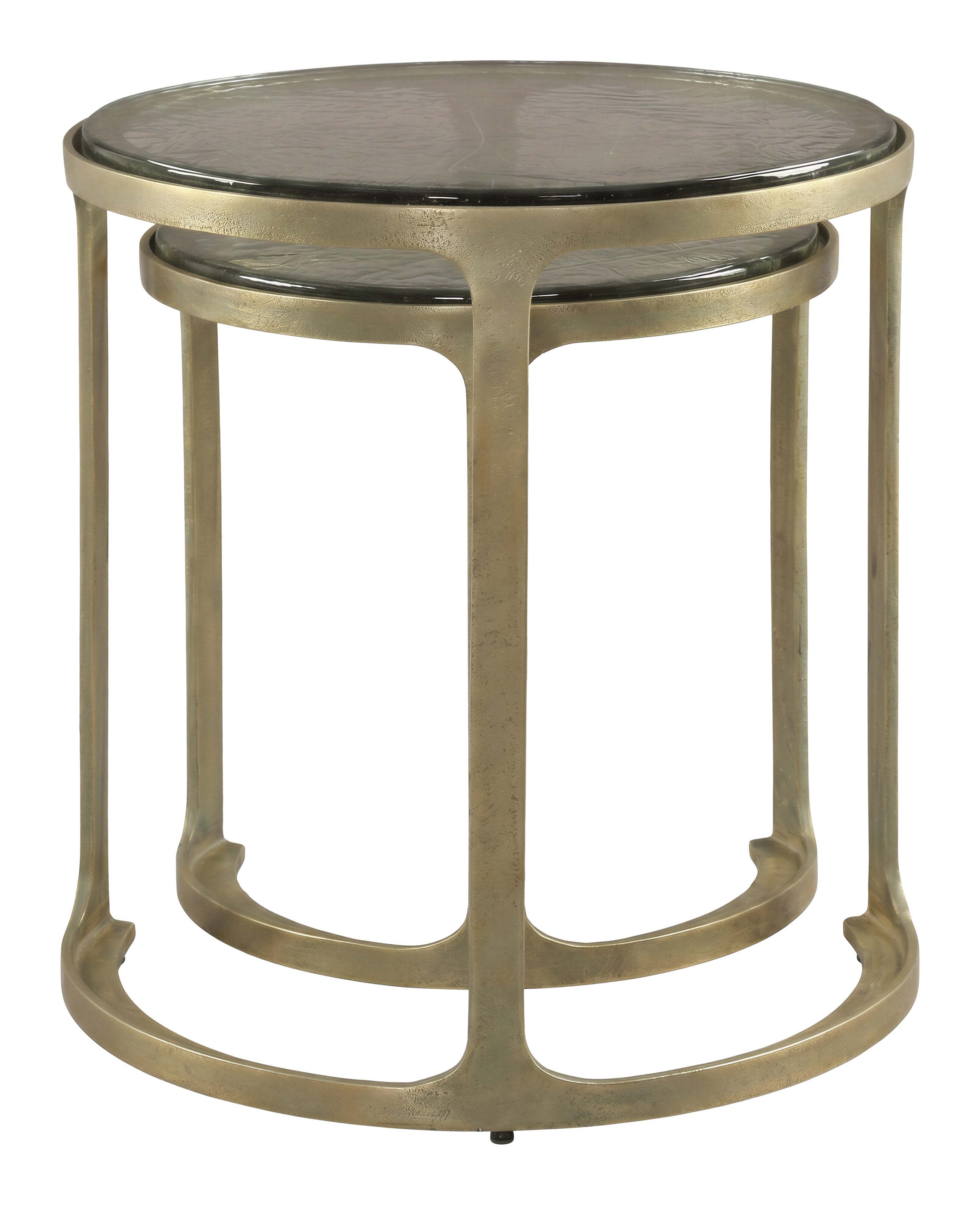 Tessa Nesting Tables (2-Piece) Brass