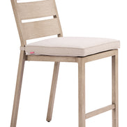 Reefline Armless Counter Stool (Set of 2) Gray