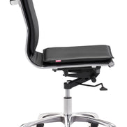 Lider Plus Armless Office Chair Black
