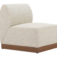 Christy Armless Chair Beige