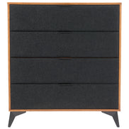 Zarif Chest Black & Walnut