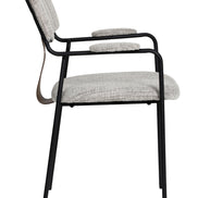 Couva Dining Chair (Set of 2) Gray Tweed