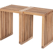 Riviera Extendable Stool (Set of 2) Natural