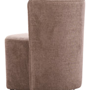 Bambun Dining Chair with Wheels Taupe