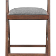Delhi Barstool (Set of 2) Gray & Walnut