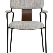 Couva Dining Chair (Set of 2) Gray Tweed