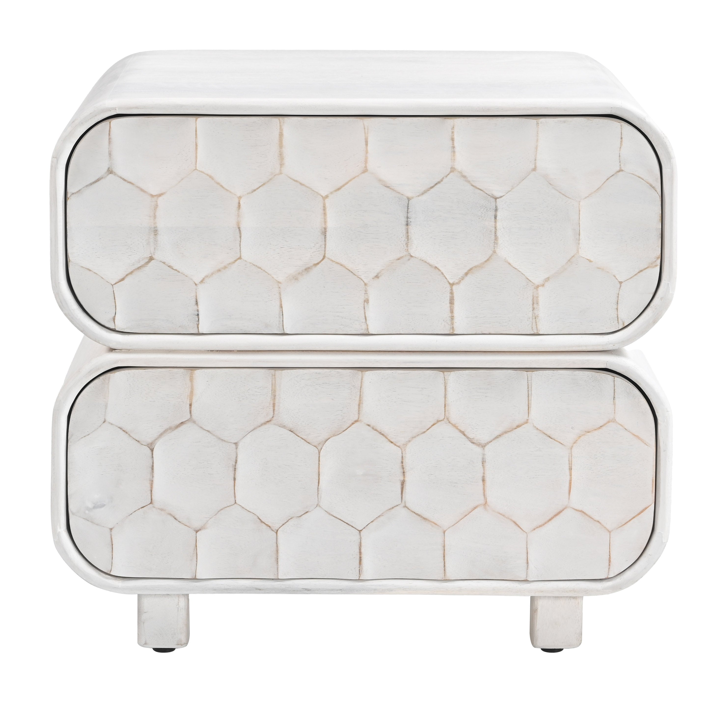 Miro Nightstand Whitewashed