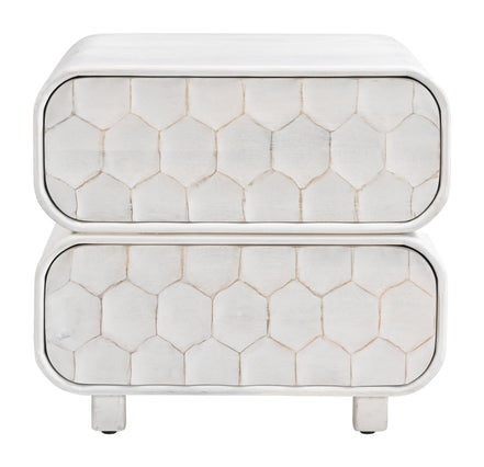 Miro Nightstand Whitewashed