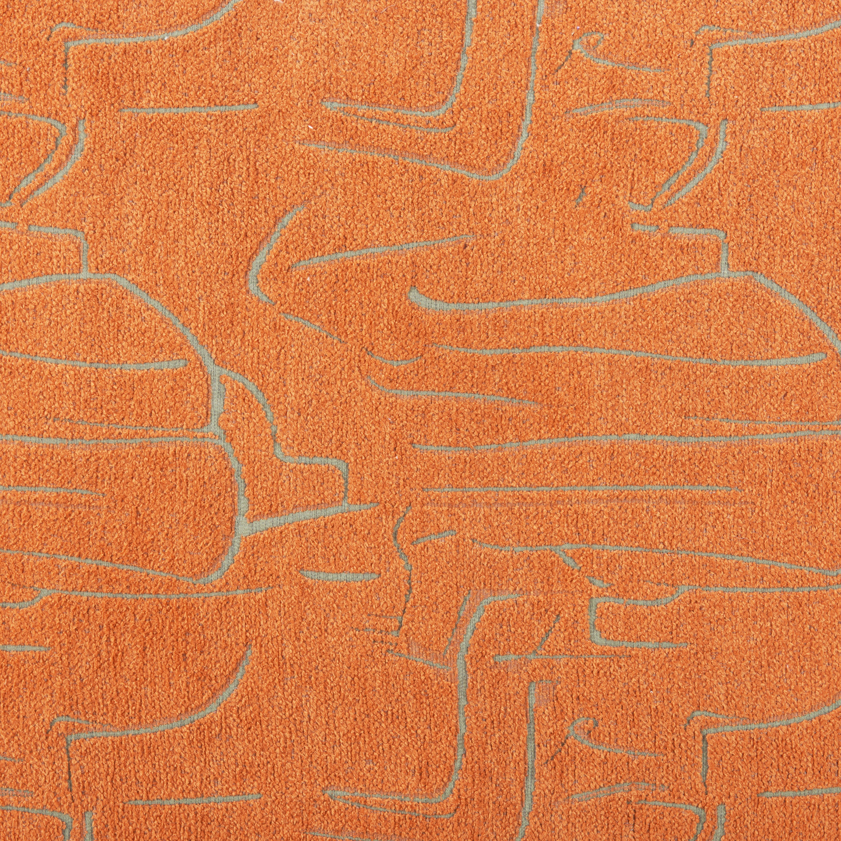 Nendo Bench Abstract Orange