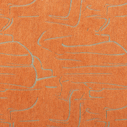 Nendo Bench Abstract Orange