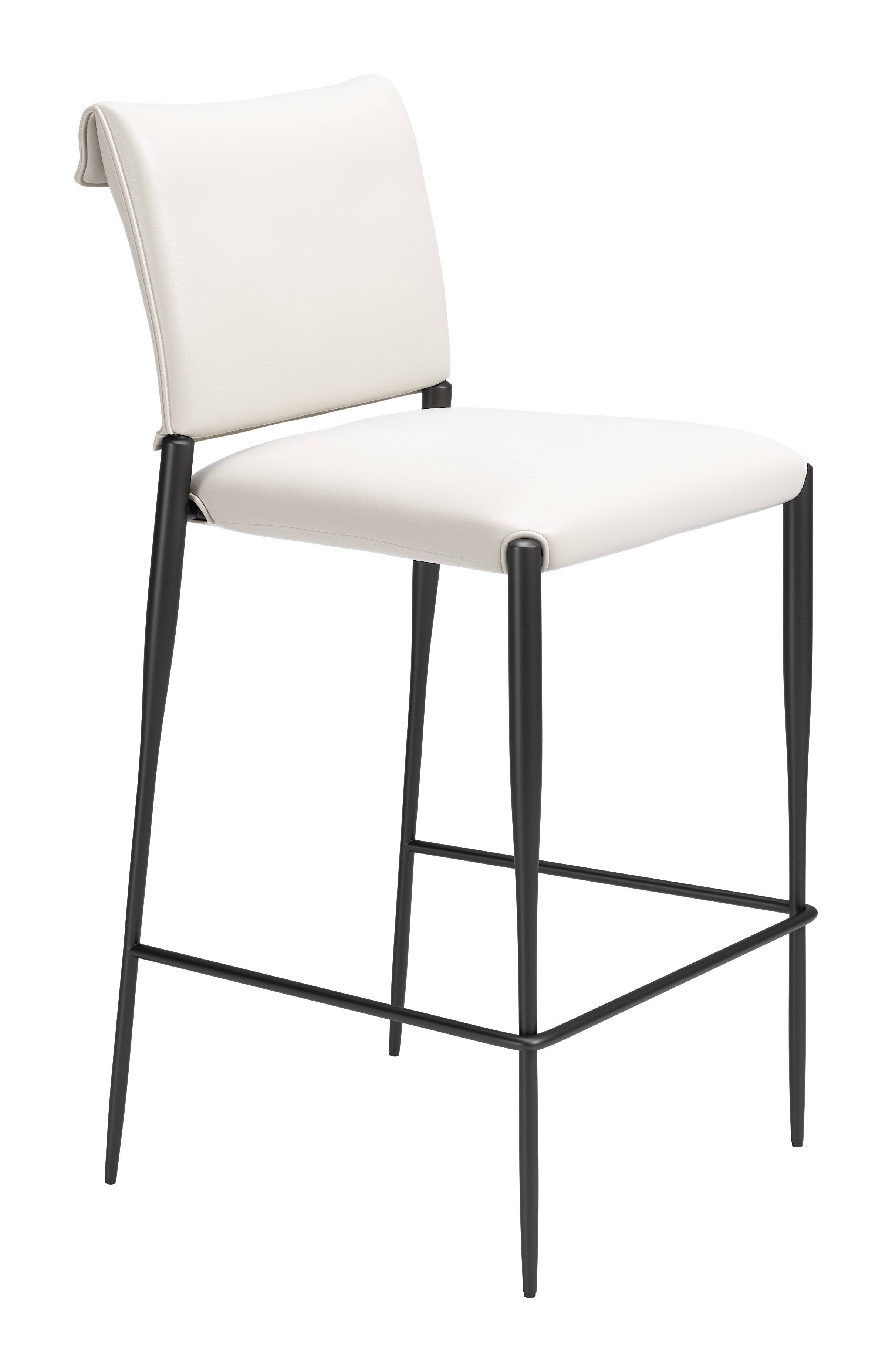 Freesia Barstool (Set of 2) White