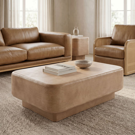 Bruno - Modern Mango Wood Rectangular Coffee Table - image 4