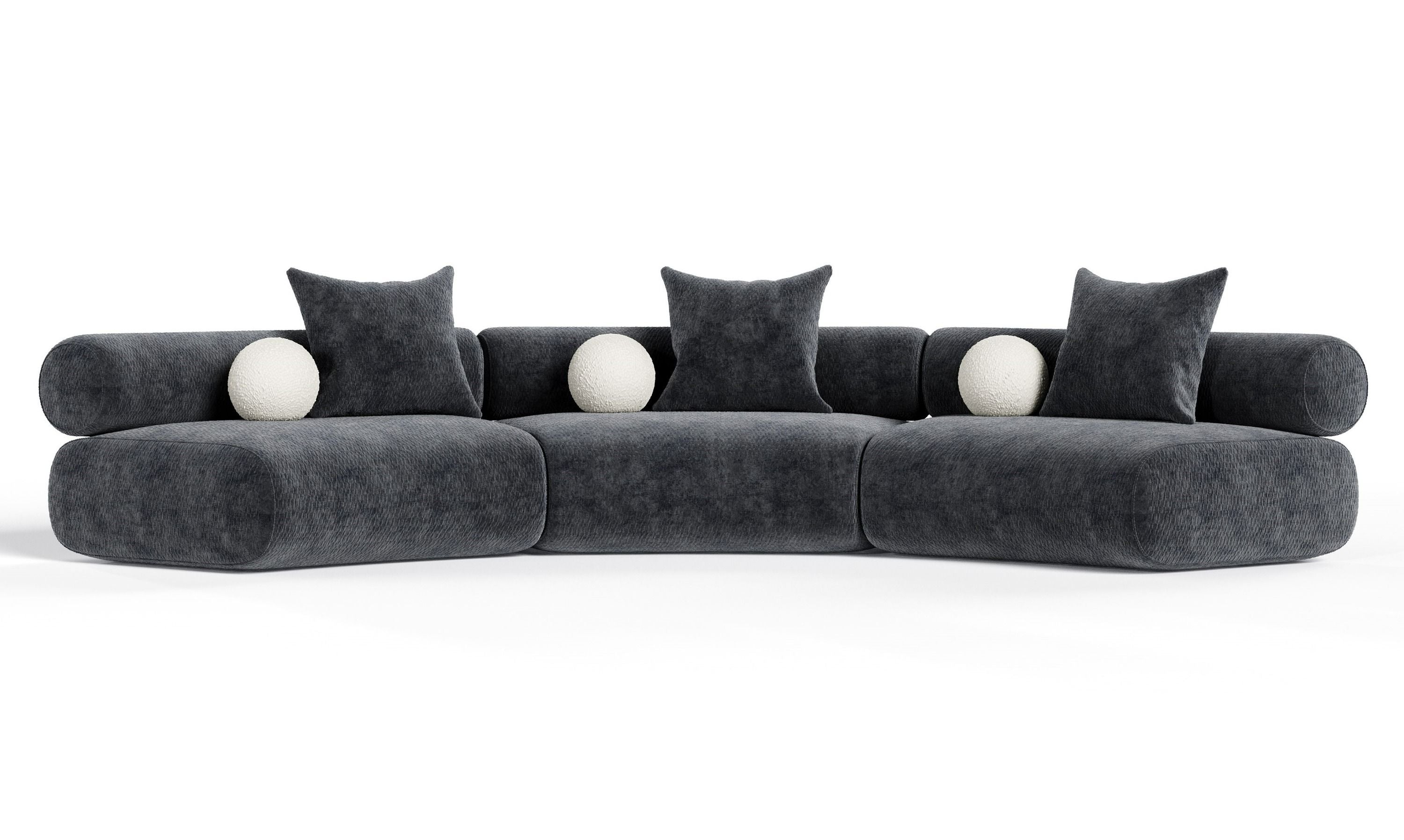 Simpson Contemporary Curved Modular Sectional