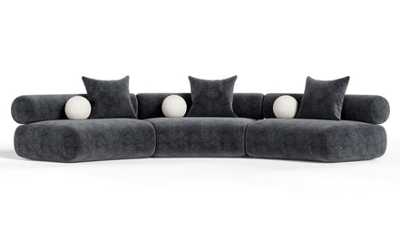 Simpson Contemporary Curved Modular Sectional
