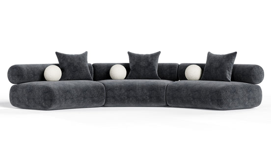 Simpson Contemporary Curved Modular Sectional