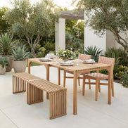 Riviera Extendable Bench (Set of 2) Natural