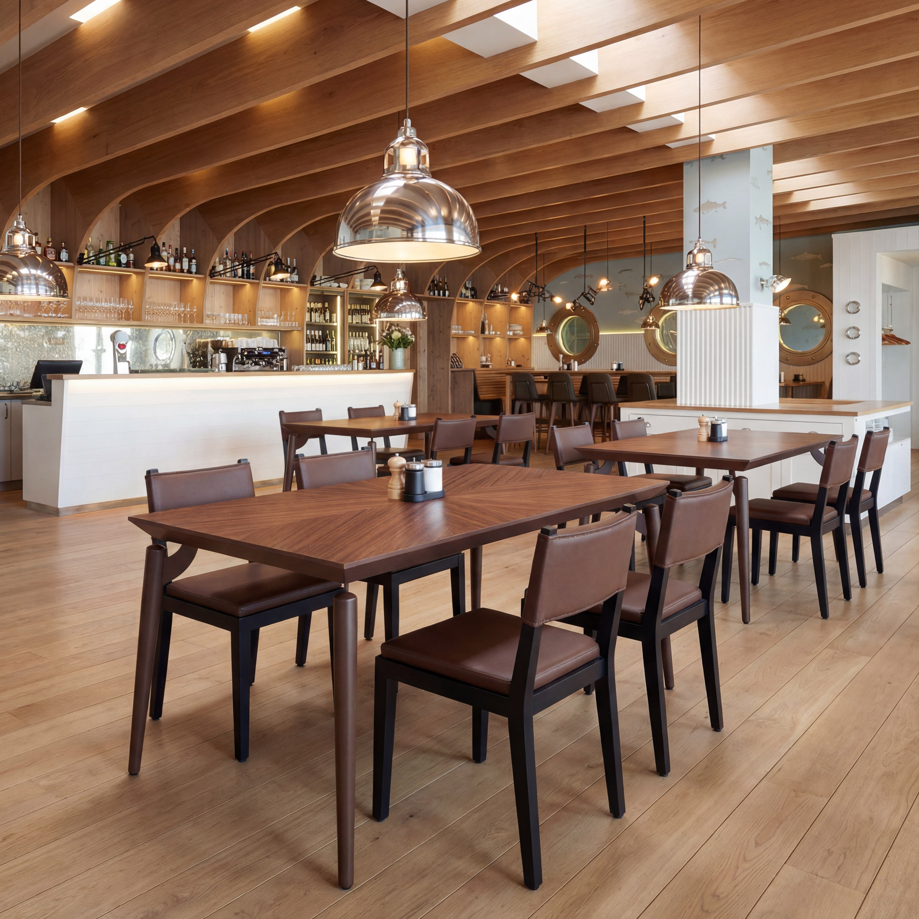 Plano Dining Table Brown