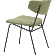 Charon Dining Chair (Set of 2) Green
