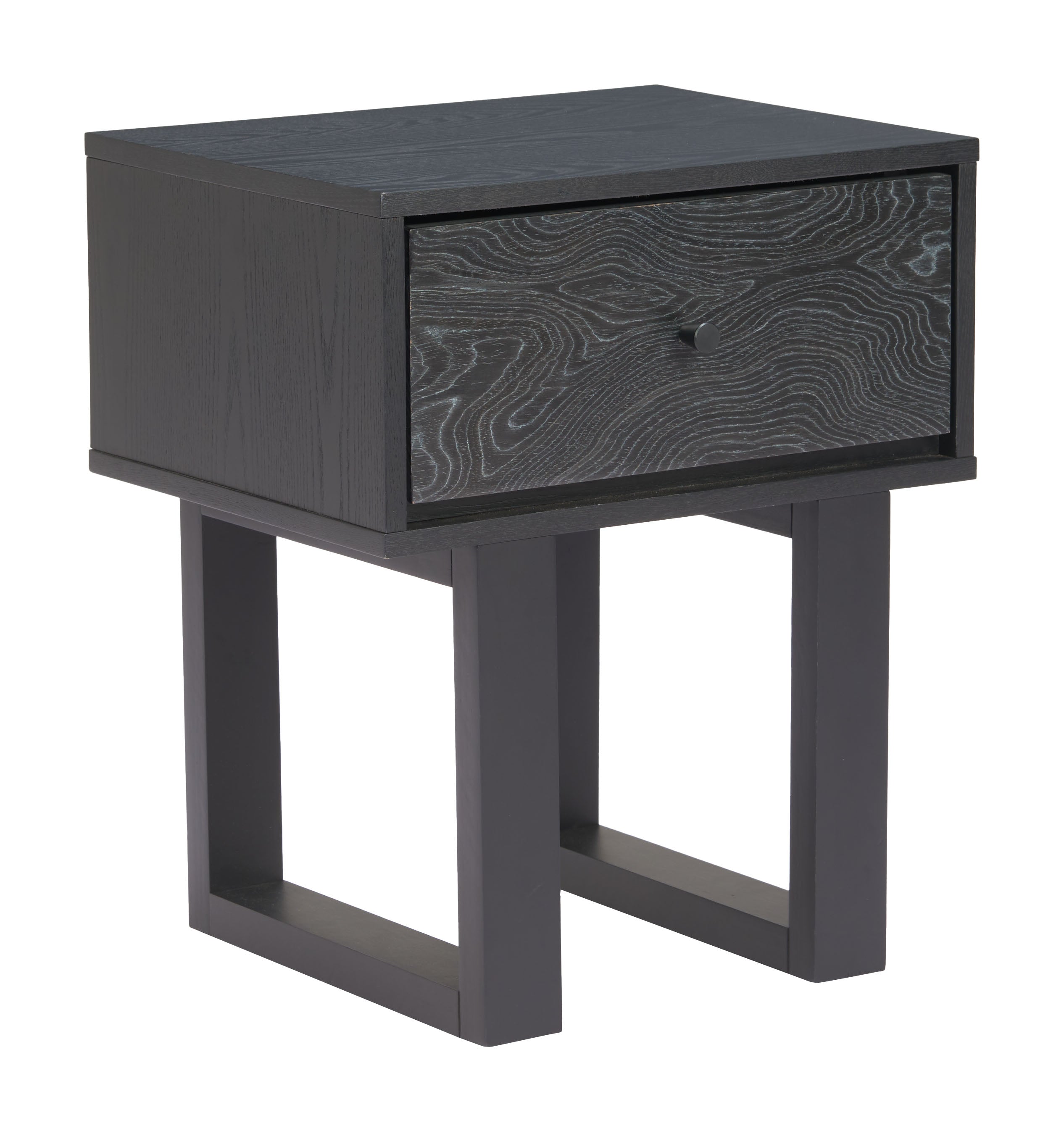 Gus Nightstand Black