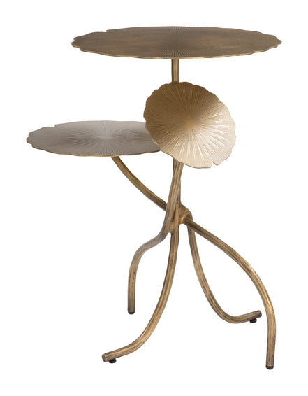 Mavro Accent Table Brass