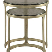Tessa Nesting Tables (2-Piece) Brass
