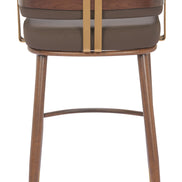 Brew Barstool Brown & Walnut