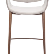 Limay Barstool Beige & Walnut