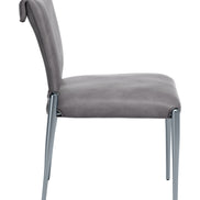 Freesia Dining Chair (Set of 2) Charcoal Gray