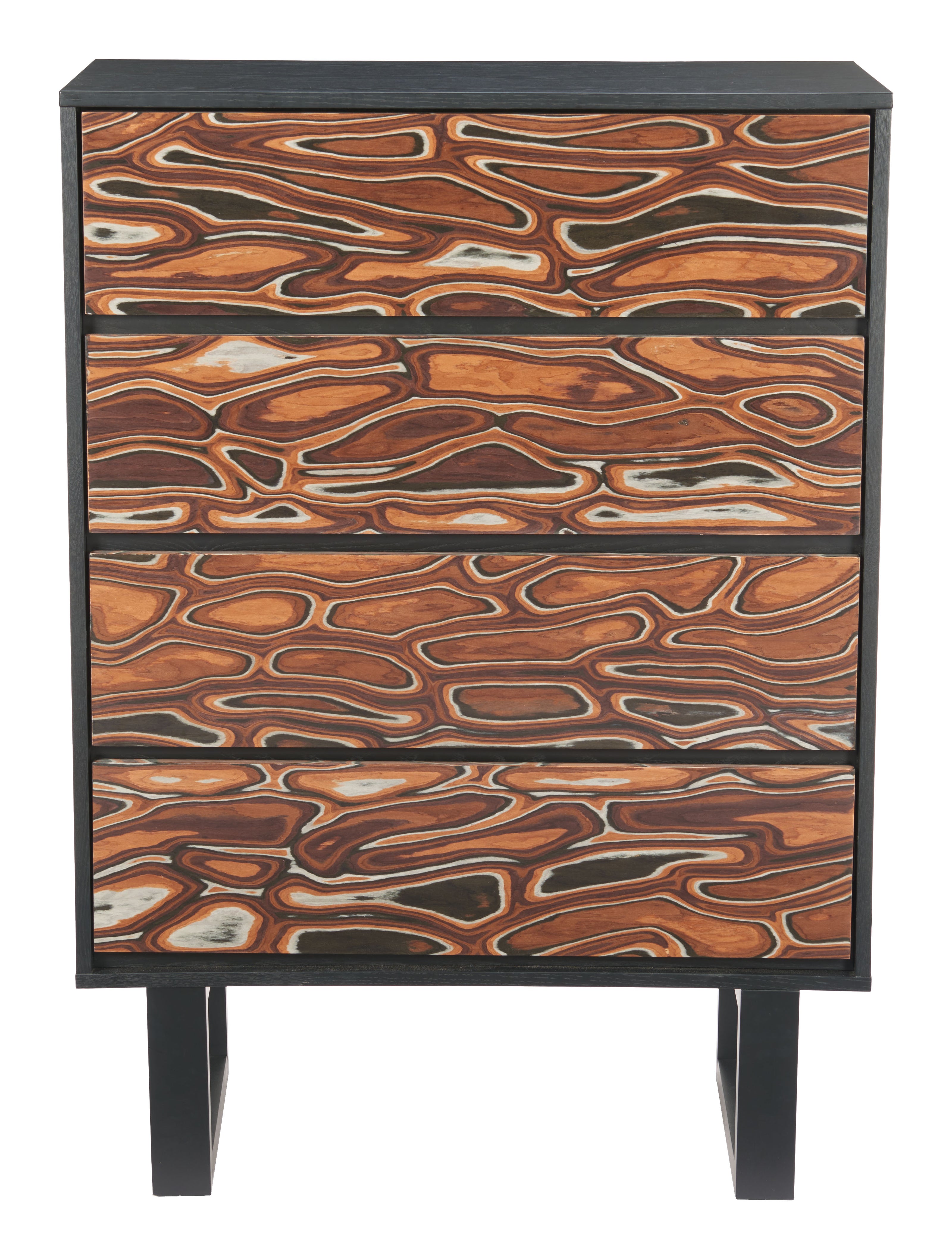 Aremi Chest Brown & Black