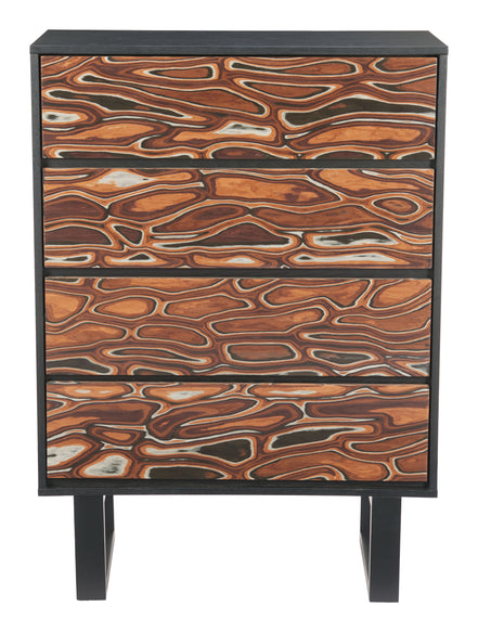 Aremi Chest Brown & Black