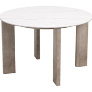 Oceanveil Round Dining Table White