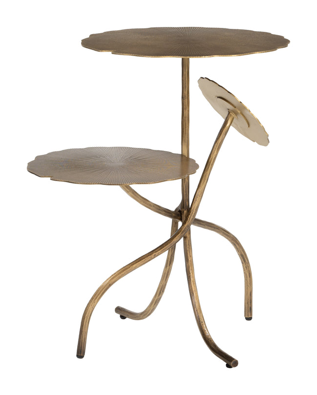 Mavro Accent Table Brass