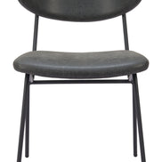 Charon Dining Chair (Set of 2) Vintage Black