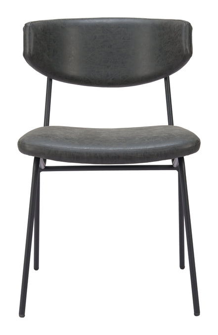 Charon Dining Chair (Set of 2) Vintage Black