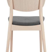 Kellua Dining Chair (Set of 2) Gray & Natural