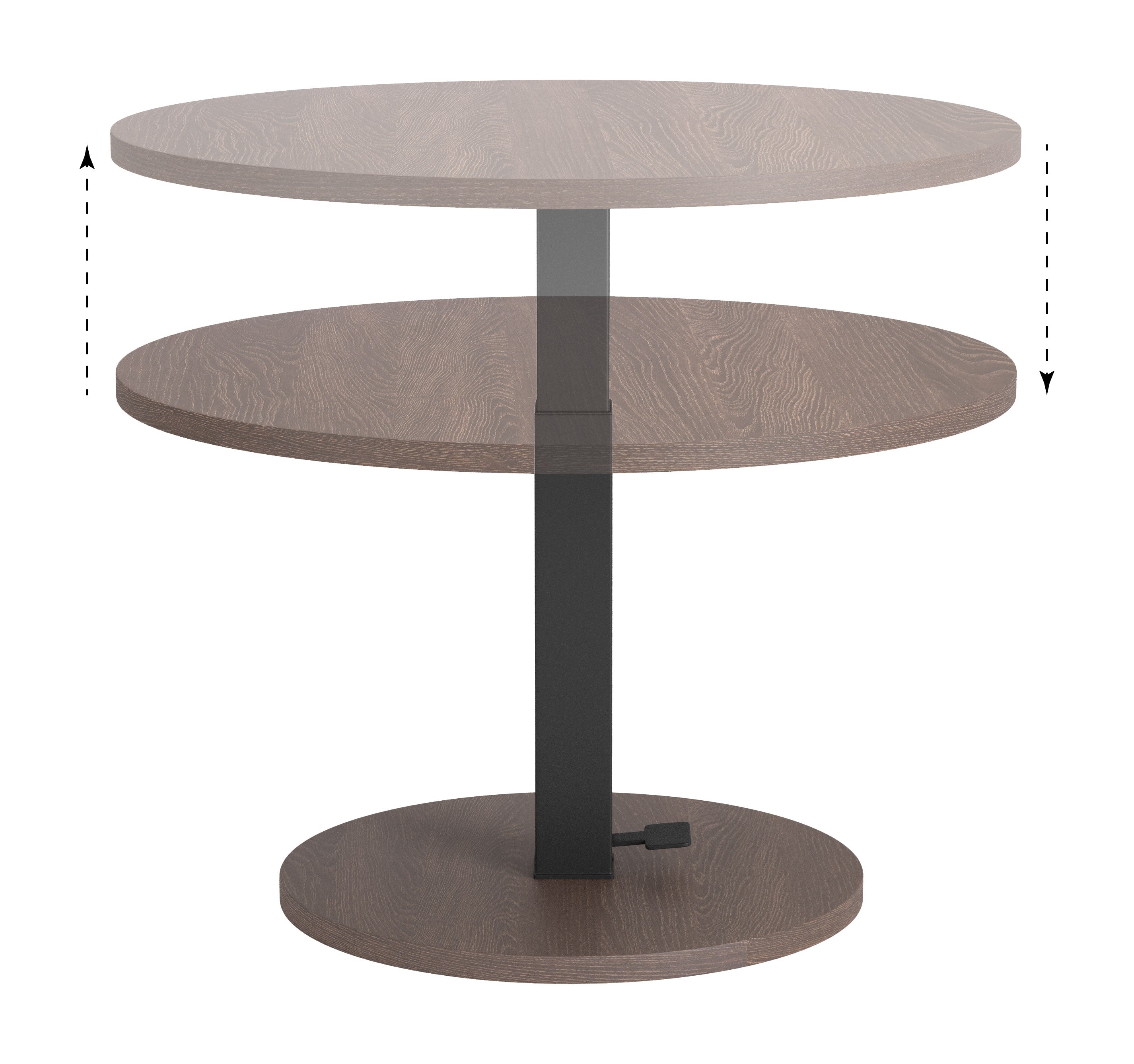 Hawley Adjustable Dining Table Walnut