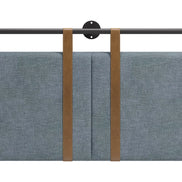 Zeva Floating Queen Headboard Gray