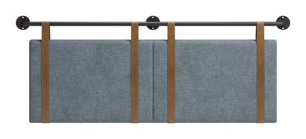 Zeva Floating Queen Headboard Gray