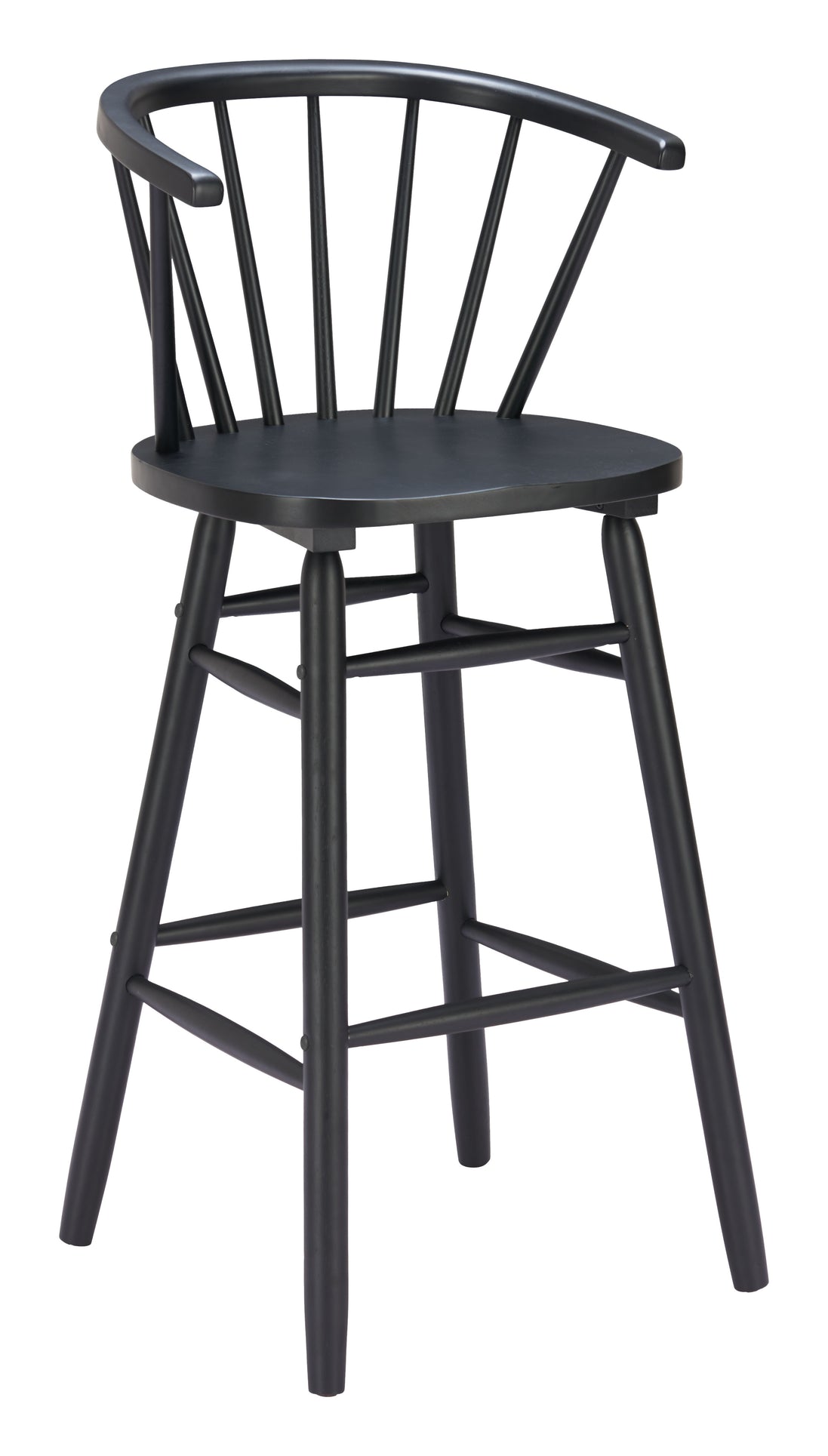 Stenger Barstool (Set of 2) Black