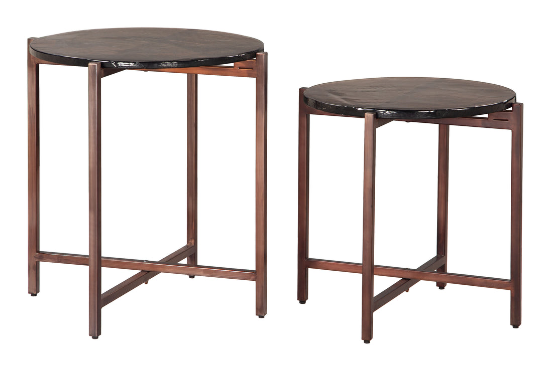 Gema Coffee Table Set (2-Piece) Bronze