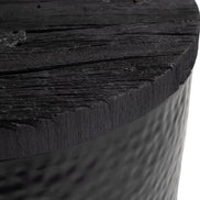 Duskan Storage Side Table Black