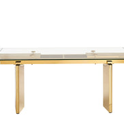 Nassim - Glam Glass Extendable Dining Table - image 3