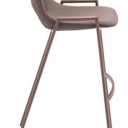 Desi Barstool (Set of 2) Brown & Walnut