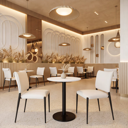 Alto Bistro Table White & Black