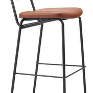 Charon Barstool (Set of 2) Vintage Brown