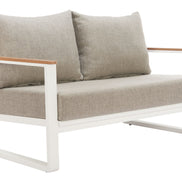 Welt Sofa Taupe & White