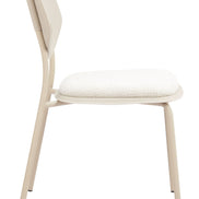 Zeal Dining Chair (Set of 4) Light Gray & Beige
