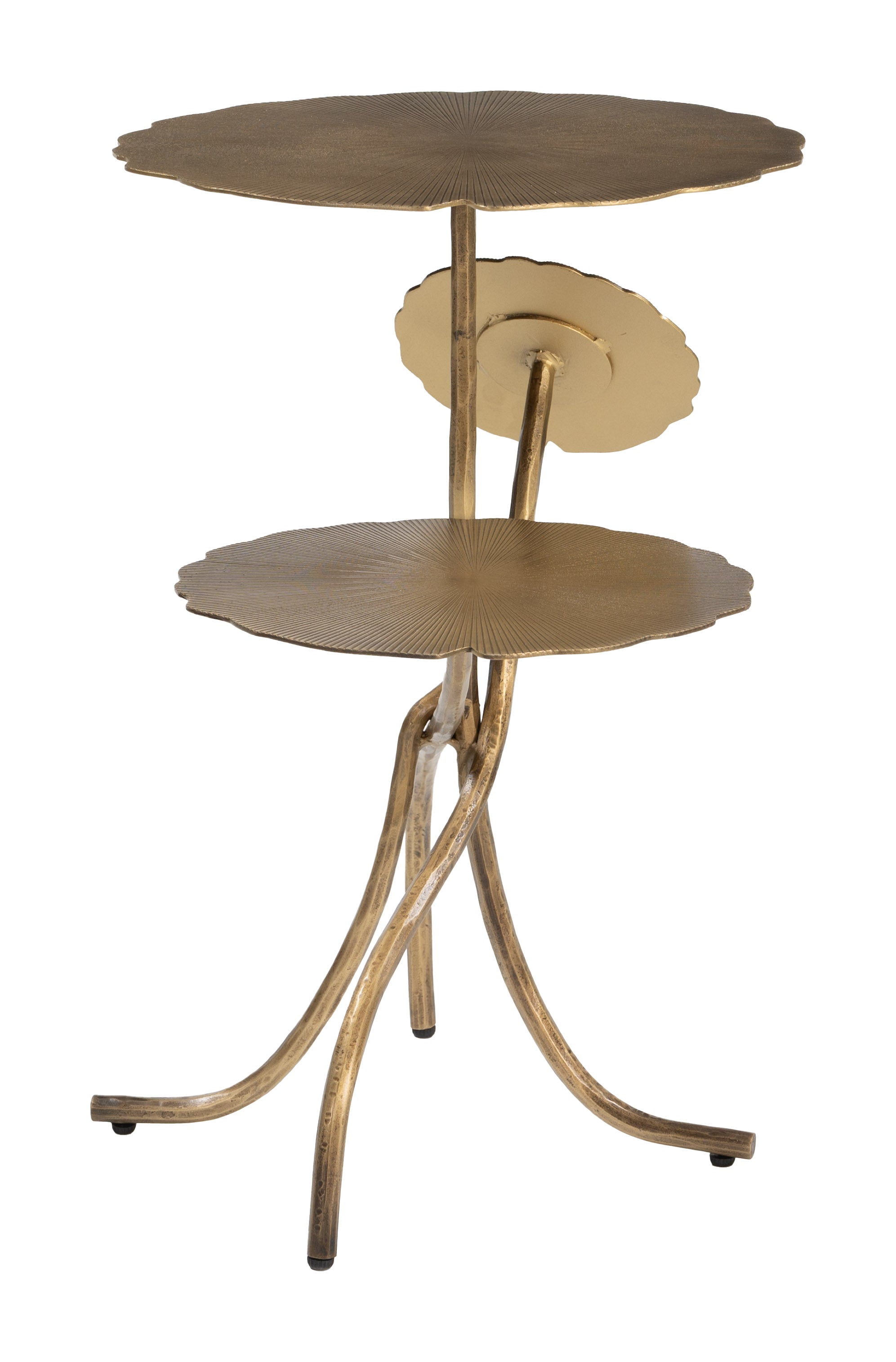 Mavro Accent Table Brass