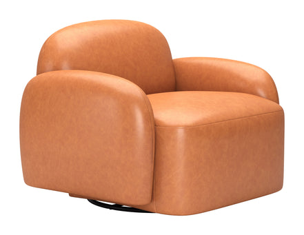 Cleo Swivel Chair Brown