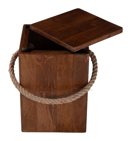 Omaga Storage Side Table Walnut